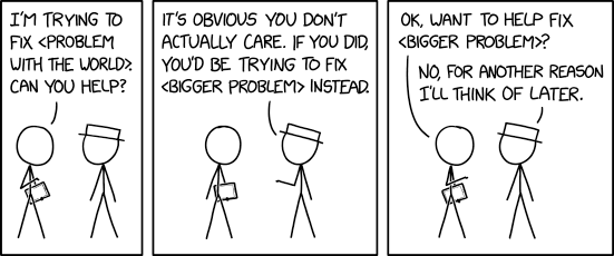 XKCD comic <a href="https://xkcd.com/2368/">“2368: Bigger Problem”</a> (published under a <a href="https://spdx.org/licenses/CC-BY-NC-2.5.html">CC-BY-NC-2.5</a> license).